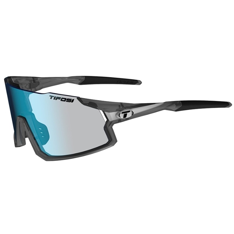 Tifosi Stash Sunglasses Matte Smoke With Clarion Blue Fototec Lens