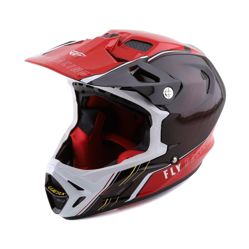 Fly Racing Werx-R Carbon Full Face Helmet (Red Carbon) (XS)