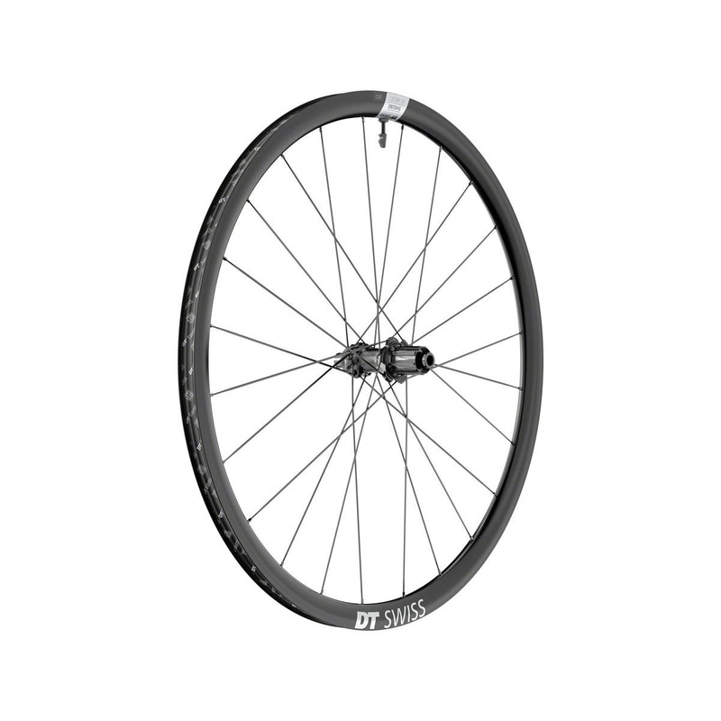 DT Swiss E 1800 Spline 30 Disc Brake Road Wheel (Black) (Shimano HG 11/12) (Rear) (700c) (Centerlock) (Tubeless)