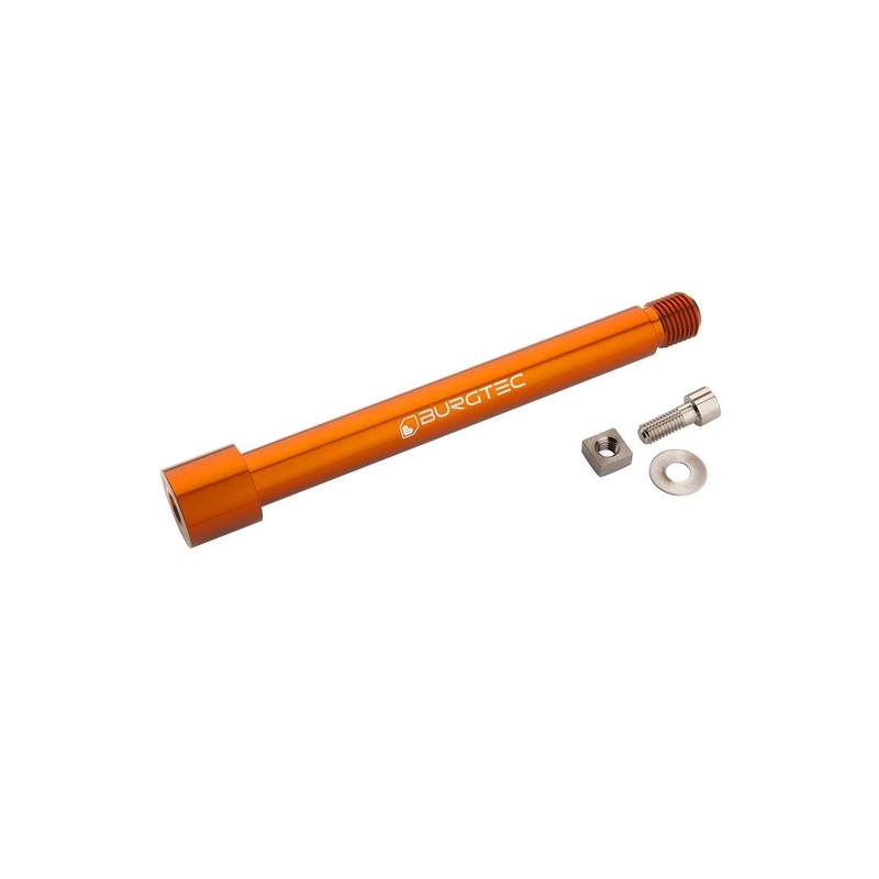 Burgtec Fox Fork 2021+ Axle (Iron Bro Orange) (15 x 110mm) (Fox 36/38)