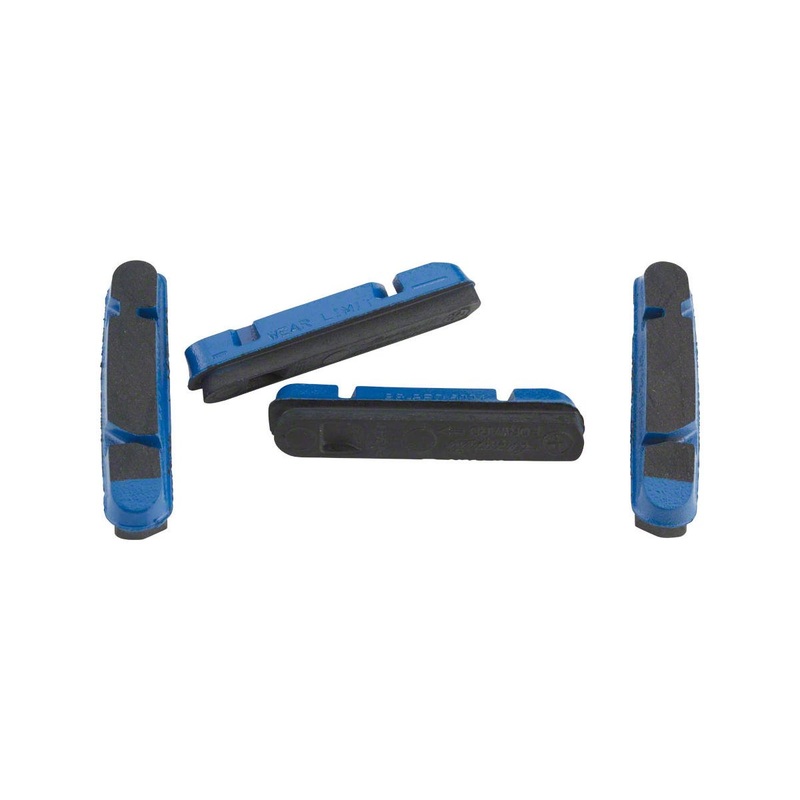Campagnolo Brake Pad Inserts for PEO Rims (Blue) (2 Pairs) (Campagnolo Holder)