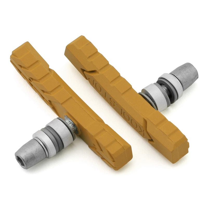 Kool Stop All Terrain Brake Pads (Yellow) (Threaded) (1 Pair)