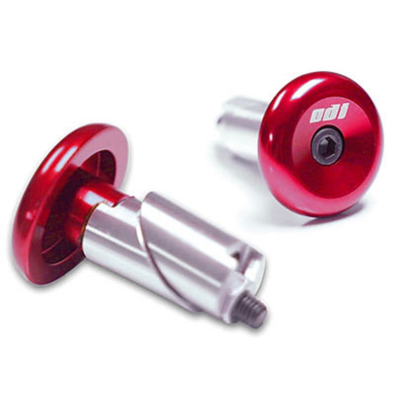 Odi End Plug Aluminum Red Alloy Bar End Plugs Odi Gripstape