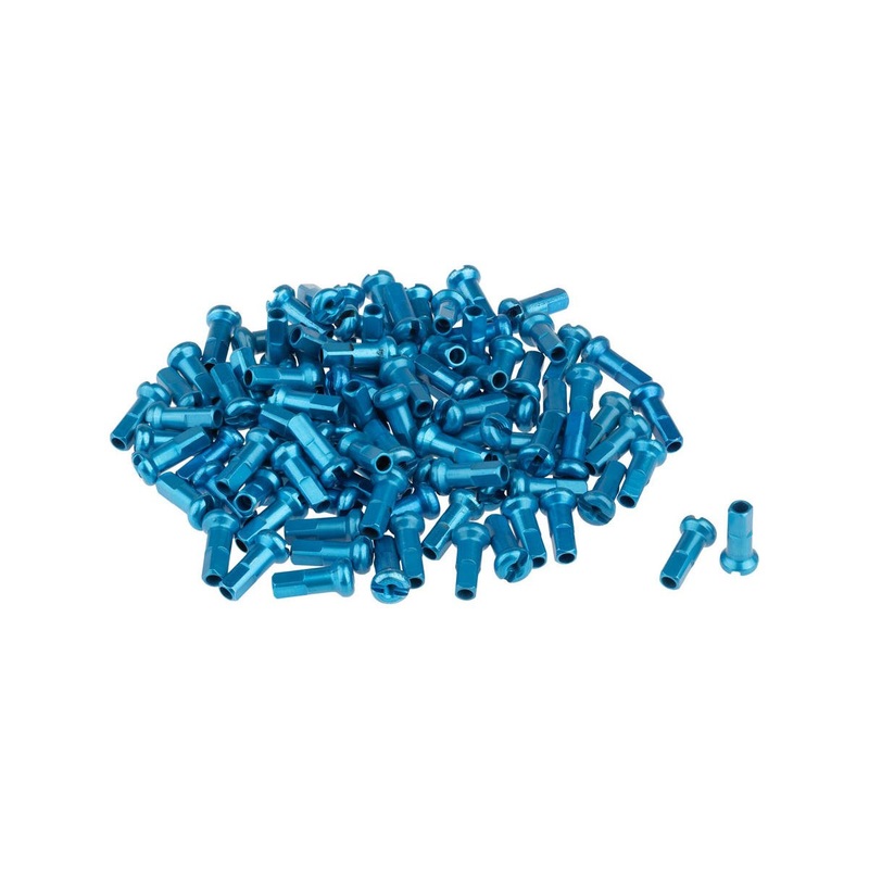 DT Swiss Alloy Nipples (Turquoise) (2.0 x 12mm) (Box of 100)