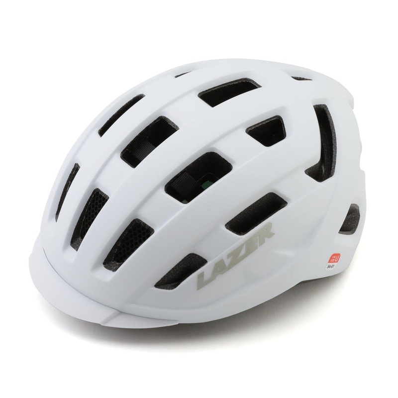 Lazer Codax KinetiCore Gravel Helmet (Full White) (Universal Adult)