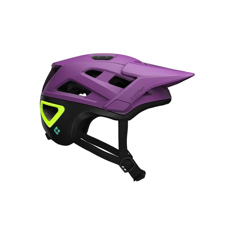 Lazer Jackal KinetiCore Trail Helmet (Matte Purple) (S)