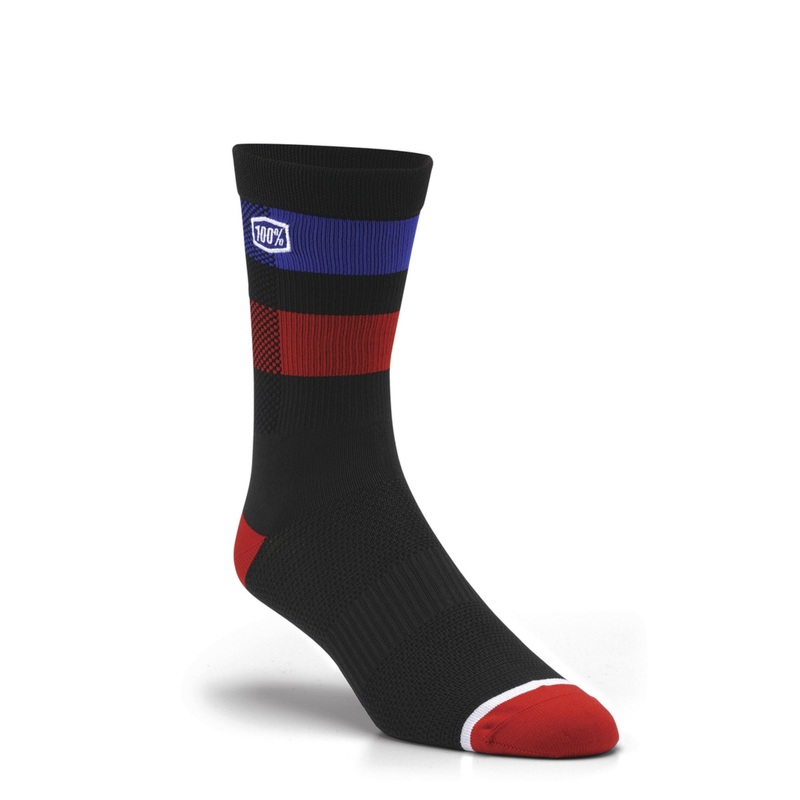 100% Flow Performance Socks Black