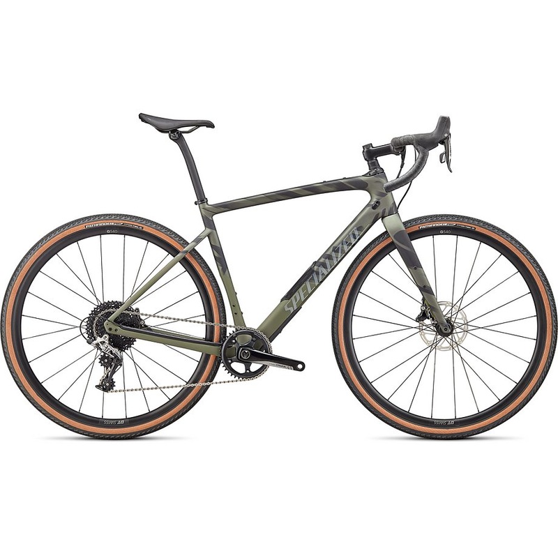 2022 Specialized diverge comp carbon bike satin olive/oak/chrome/wild 49