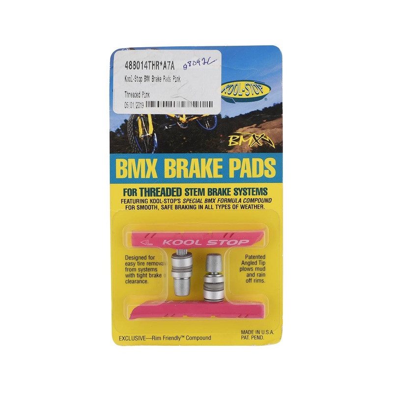 Kool Stop BMX Brake Pads (Pink) (Threaded) (1 Pair)