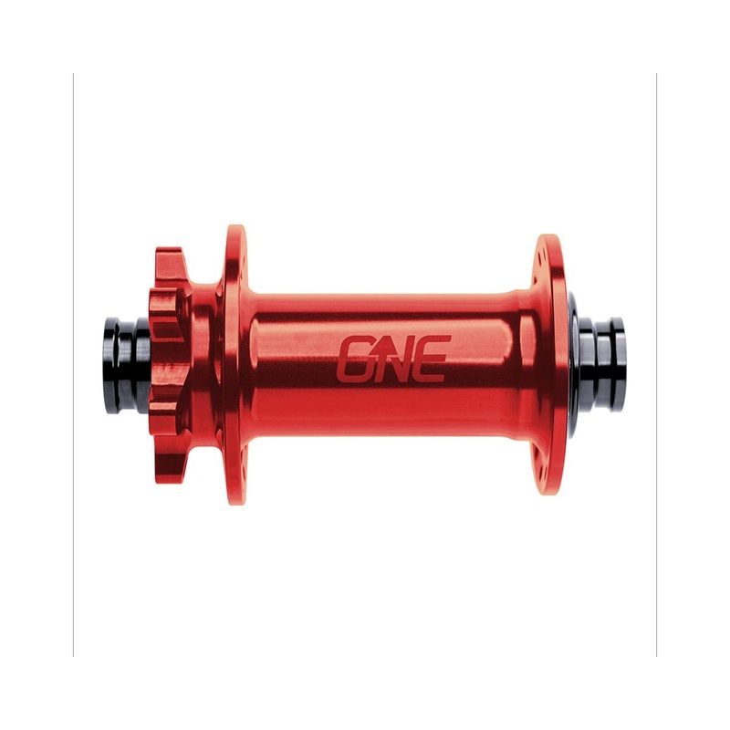 OneUp Components Disc Brake Hub (Red) (Front) (15 x 110mm (Boost)) (28H) (6-Bolt) (Freehub Not Included)