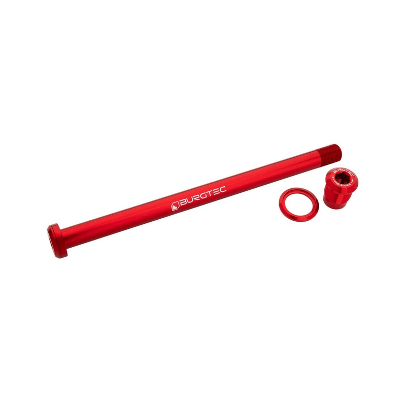 Burgtec Pivot 185.3mm UDH Rear Axle (Race Red)