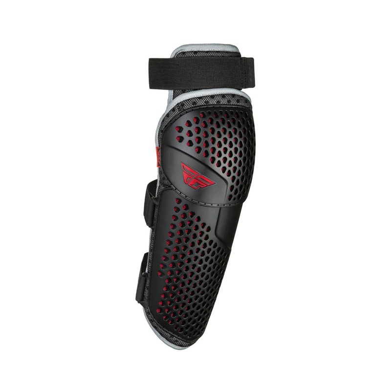 Fly Racing CE Barricade Flex Knee Guards (Black) (Universal Adult)