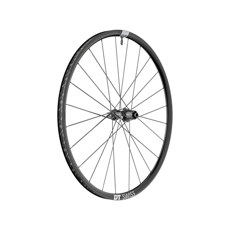 DT Swiss E 1800 Spline 23 Disc Road Wheel (Black) (Shimano HG 11/12) (Rear) (700c) (Centerlock) (Tubeless)