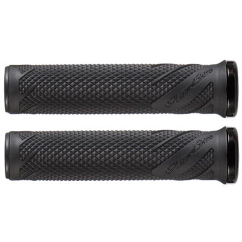 Lizskin, Grips,Lk-On,Wasatch Jet Black W/Blk Clamp Wasatch Lock-On  Gripstape