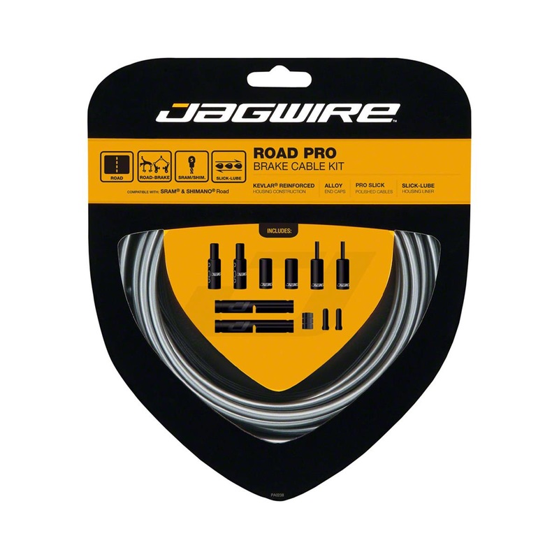 Jagwire Road Pro Brake Cable Kit (Ice Grey) (Stainless) (1.5mm) (1500/2800mm) (w/ Housing)