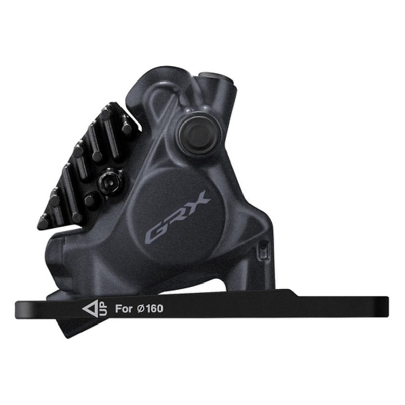 Shimano GRX BR-RX410 Disc Brake Caliper (Black) (Hydraulic) (Front) (Flat Mount)