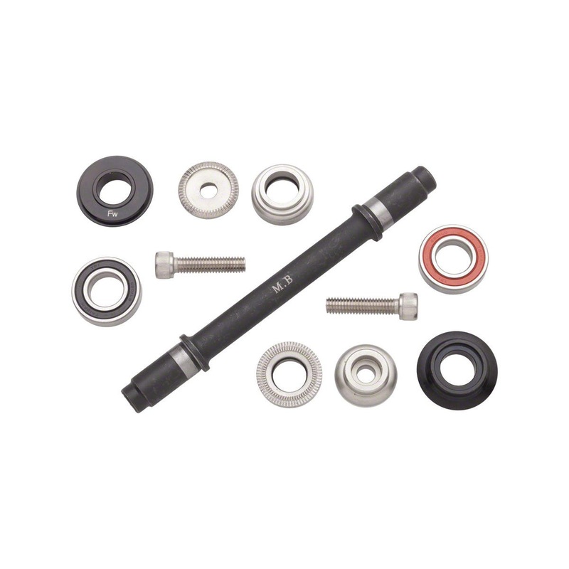 Surly Ultra New Hub Axle Kit (Black) (120mm Rear Free/Free)