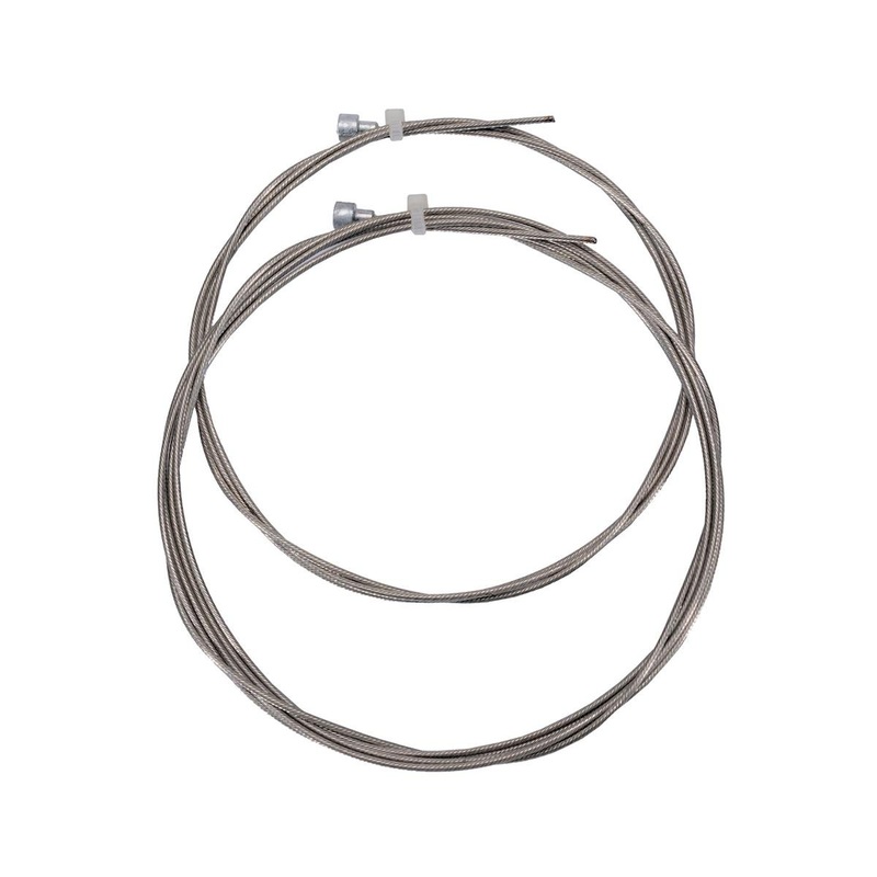 Aztec Brake Cables (Stainless) (2 Pack) (1.6mm) (1200/2200mm) (Mountain Cable)