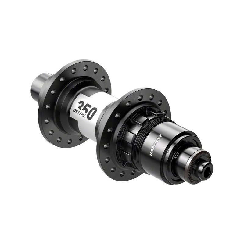DT Swiss 350 Rear Hub (Black) (QR x 130mm) (Rim Brake) (SRAM XDR) (24H) (36pt) (J-Bend)