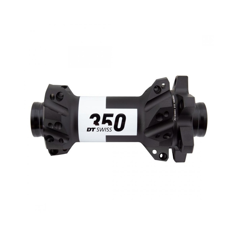 DT Swiss 350 Front Hub (Black) (15 x 100mm) (6-Bolt) (28H) (Straight Pull)