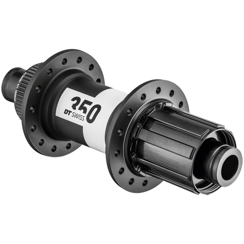 DT Swiss 350 Disc Rear Hub (Black) (12 x 142mm) (Centerlock) (Shimano HG) (28H) (J-Bend)