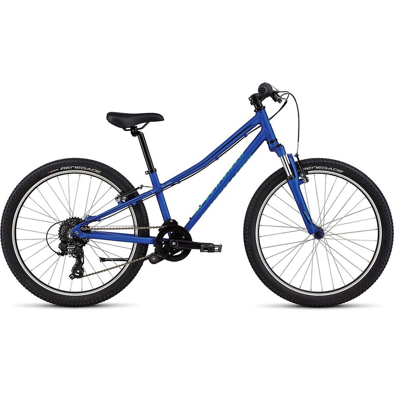 2021 Specialized htrk 24 bike acid blue / black / cali fade 11