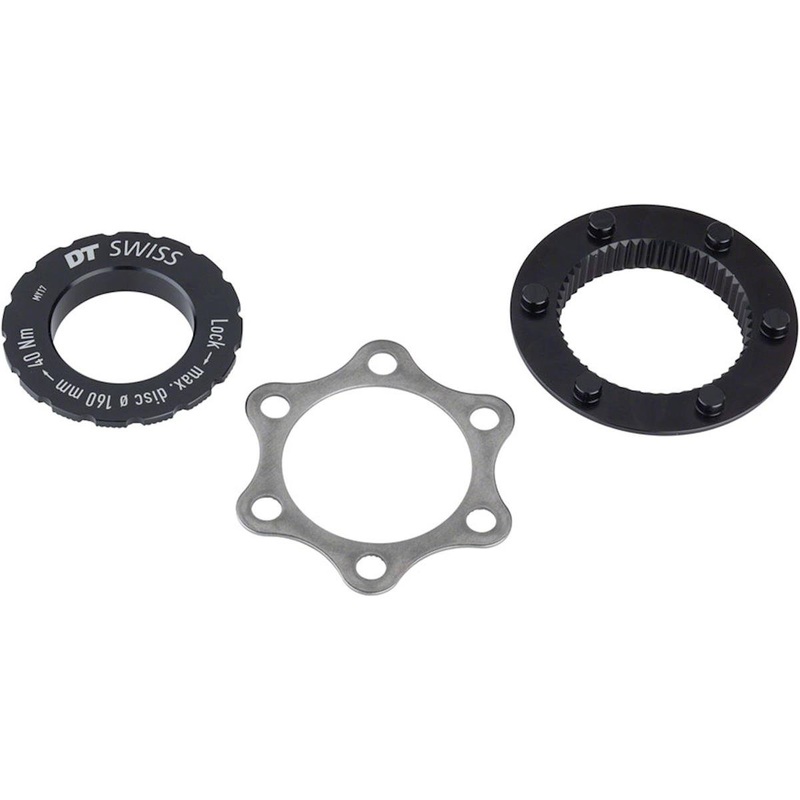 DT Swiss Disc Brake Rotor Adapter (Centerlock to 6-Bolt) (9/10mm QR & 12mm TA)