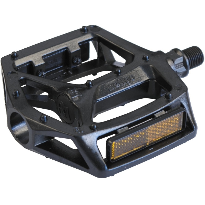 Azur Rail 9/16″ Alloy Pedals Black (Pair)