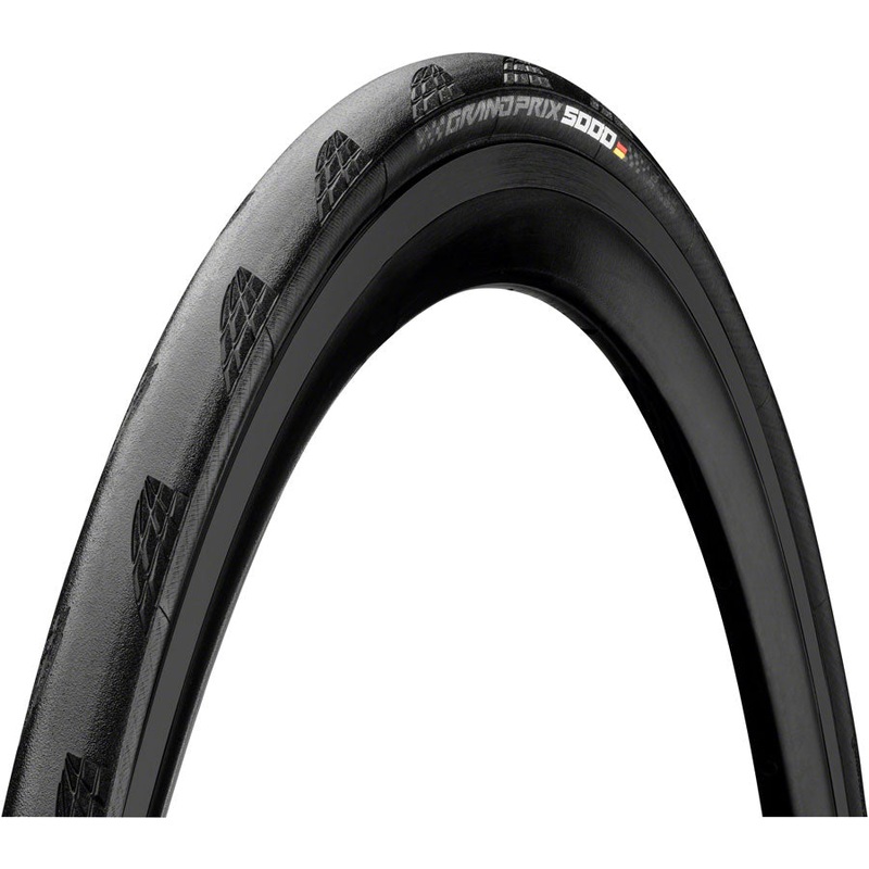 Continental Grand Prix 5000 Tire – 700 x 30, Clincher, Folding, Black, BlackChili, Vectran Breaker, LazerGrip, ACT, E50