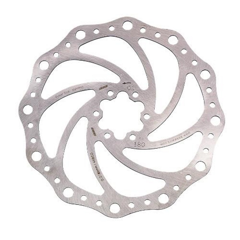 BBB ‘POWERSTOP’ V2 180mm ROTOR 6 BOLT S/S ALL PADS