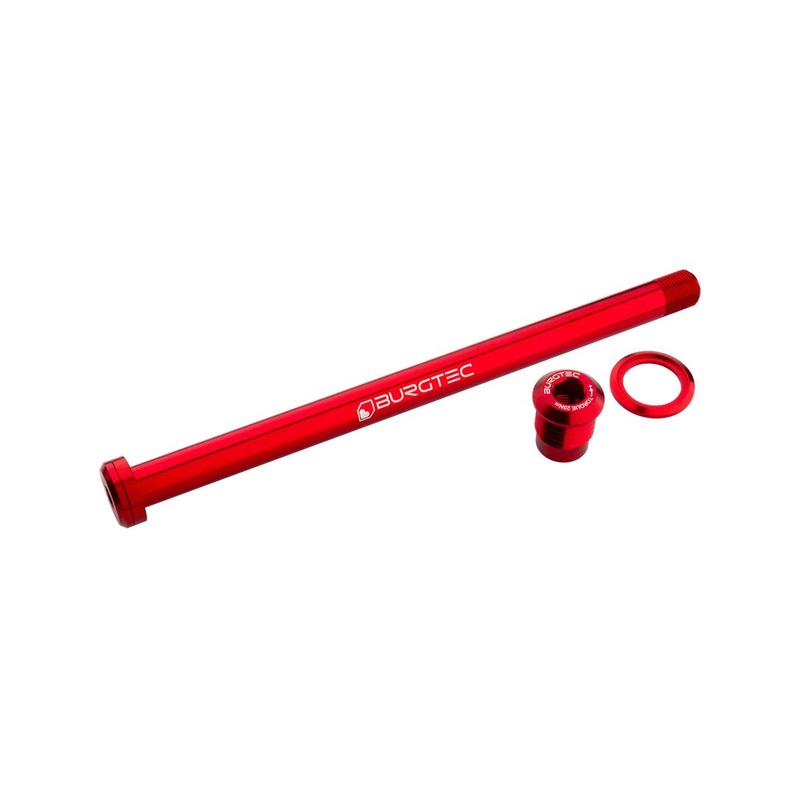 Burgtec 180mm x 12mm 1.00mm Pitch Rear Axle (Race Red)