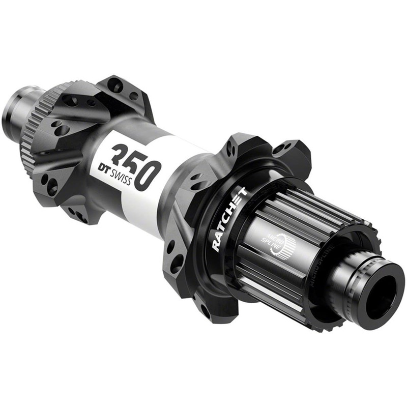 DT Swiss 350 Rear Hub (Black) (12 x 148mm) (Centerlock) (Shimano Microspline) (28H) (Straight Pull)