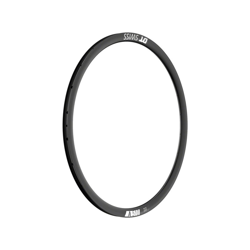 DT Swiss A 510 Alloy Tubeless Road Rim (Black) (700c) (Disc Brake) (20mm Internal Width) (24H)