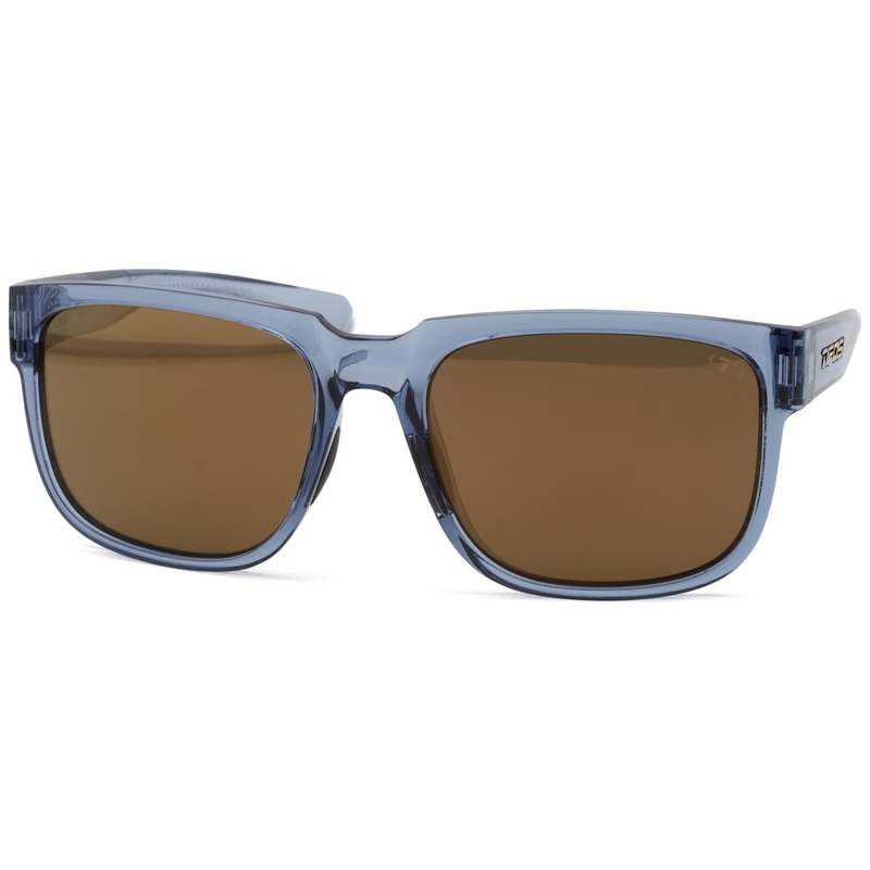 Tifosi Shumo Sunglasses (Crystal Denim) (Smoke Tint with Gold Mirror)