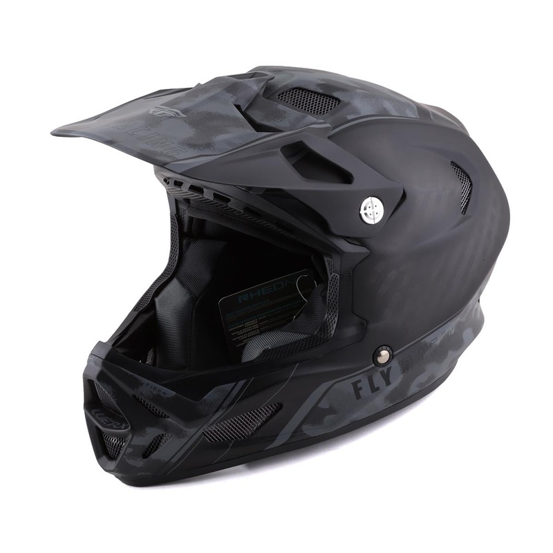Fly Racing Werx-R Carbon Full Face Helmet (Matte Camo Carbon) (Youth L) (Limited Edition)