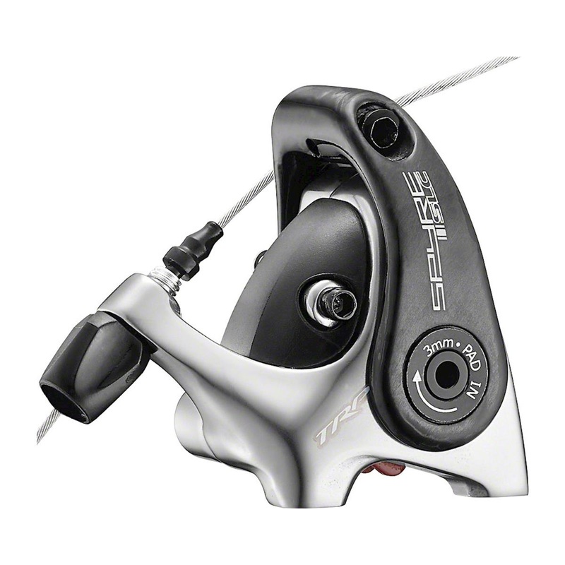 TRP Spyre-SLC Disc Brake Caliper (Black/Grey) (Mechanical) (Front or Rear) (Flat Mount)