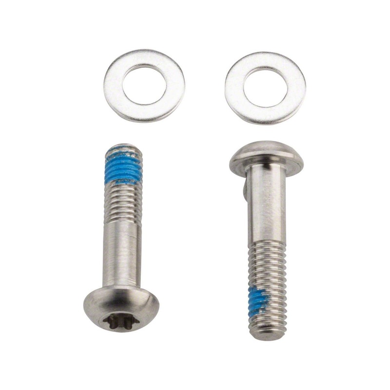 SRAM Flat Mount Bolts (42mm) (Titanium) (T25) (Pair)