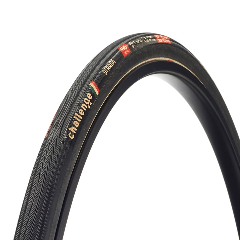 Challenge Tire Strada Pro Tubular Tire 700×25 Black