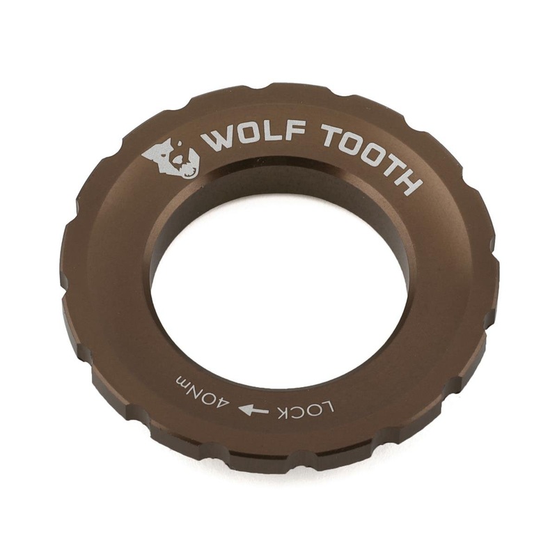 Wolf Tooth Components Centerlock Rotor Lockring (Espresso) (External Spline)