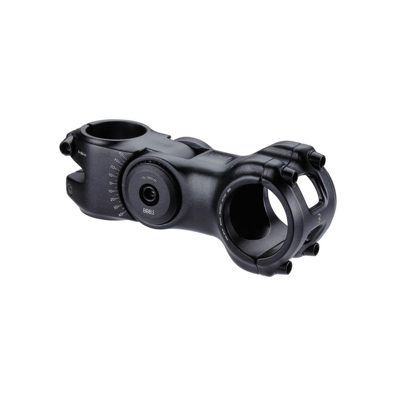 BBB ‘HIGHSIX 35’ STEM 90mm 35mm BAR +40/-30D ADJUSTABLE BLACK ALLOY