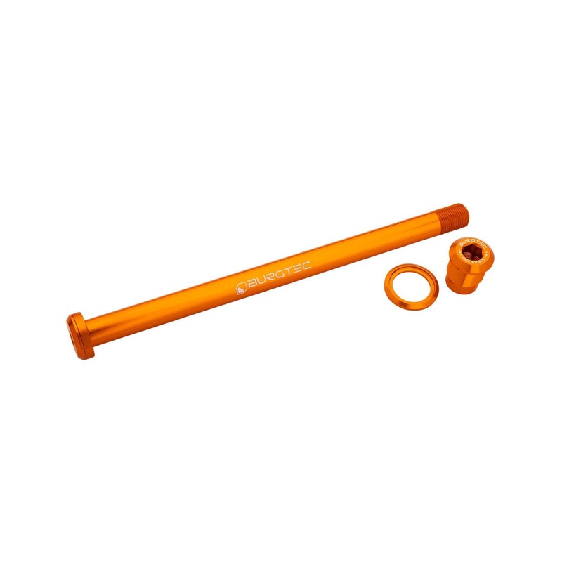 Burgtec Pivot 185.3mm UDH Rear Axle (Iron Bro Orange)