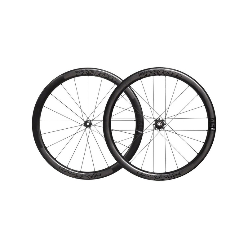 Vision Metron 45 SL TL Disc Wheelset (Black) (Centerlock) (Shimano HG 11/12) (700c) (12 x 100/142mm) (Tubeless)