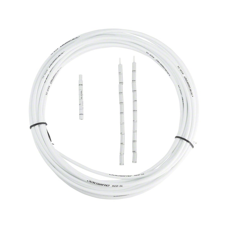 Jagwire Pro Compressionless Brake Housing (White) (5mm) (10 Meters) (w/ Slick-Lube Liner)