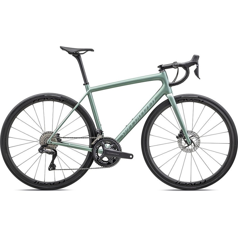2023 Specialized aethos pro bike satin metallic white sage/white sage 52