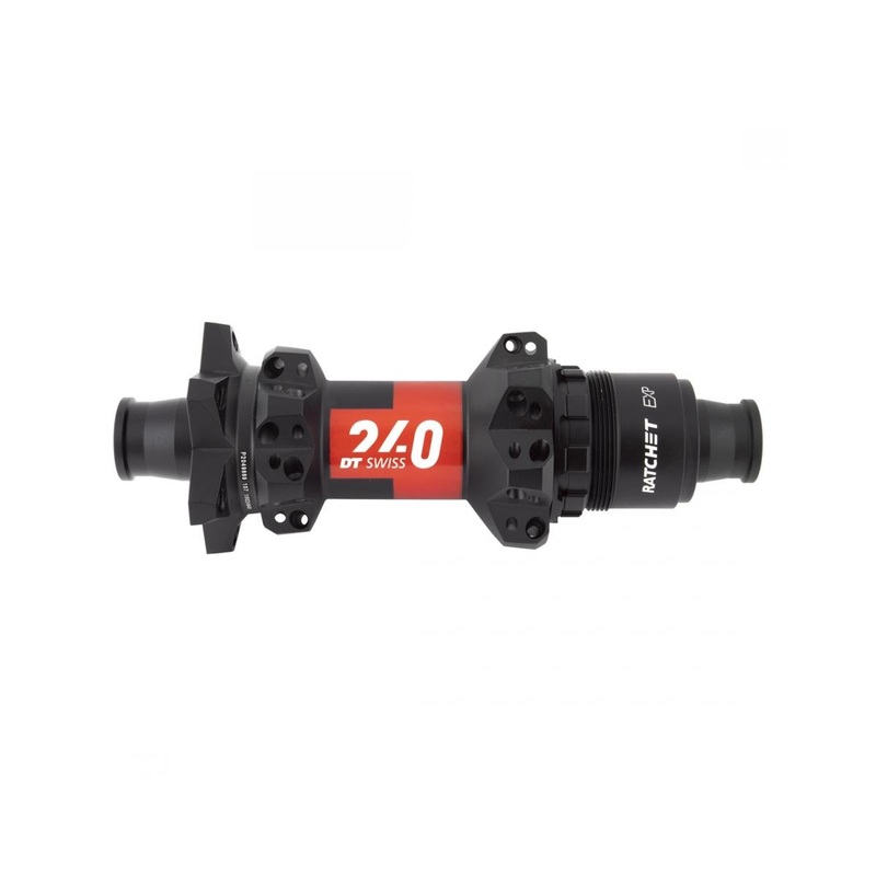 DT Swiss 240 Disc Brake Hubs (Black/Red) (6-Bolt) (SRAM XD) (Ratchet EXP) (12 x 142mm) (28H) (Straight Pull)