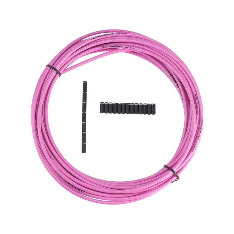 Jagwire Sport Brake Housing (Pink) (5mm) (10 Meters) (w/ Slick-Lube Liner)