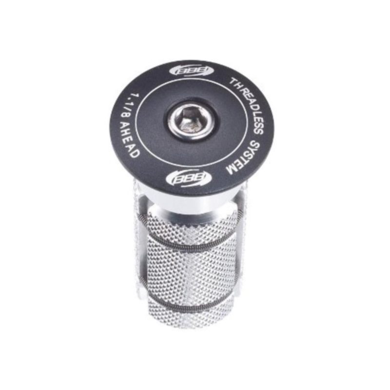 BBB ‘PowerHead’ Ahead Plug 1.1/8″ Matt Black Alloy