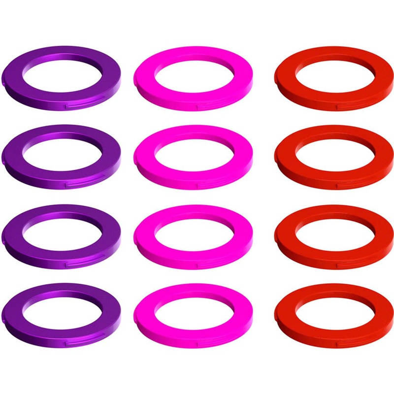 Magura 4-Piston Caliper Colored Cover Kit for One Caliper (Purple, Red, Neon Pink)