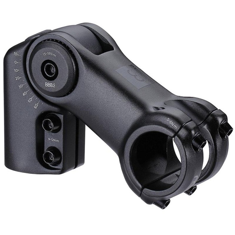 BBB Highfix OS Stem 100mm 31.8 +60/-10D Adjustable (Fits 28.6mm Steerer)
