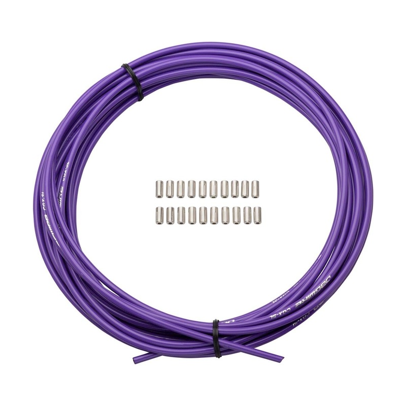 Jagwire Sport Brake Housing (Purple) (5mm) (10 Meters) (w/ Slick-Lube Liner)